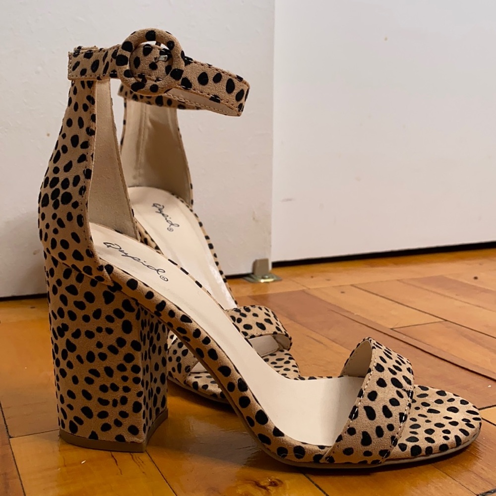 Size 8 - animal print heels